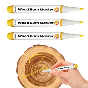 Arderea lemnului Marker 3pcs 5ml Lemne Pen Tool DIY în condiții de Siguranță Instrumente de Ambarcațiuni Rapide de Lemn Markeri Pentru Arta de a Face Cadouri Matrita din Lemn