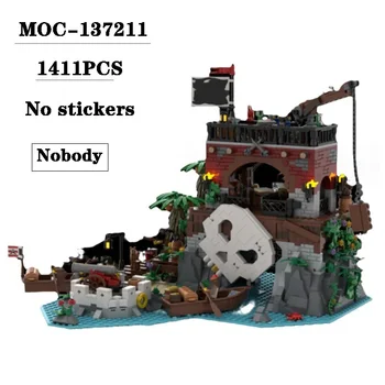 Noi MOC-137211 Castelul Construirea Modelului Scena 1411PCS pentru Adulți și Copii Puzzle Educație Ziua de Crăciun Jucărie Cadou Decor
