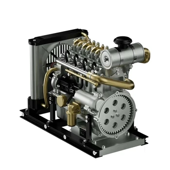 Repetițiile pe scenă Mini Diesel cu Patru cilindri Motor Mecanic de Metal Motor TOUCAN RC HOBBY KIT Model pentru Construirea de Colectare
