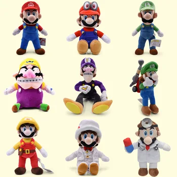 Super Mario Joc Anime Figura Luigi Waluigi Wario Papusa de Plus PP Bumbac Umplere de Colectare a Consumabilelor Jucărie pentru Copii Cadouri