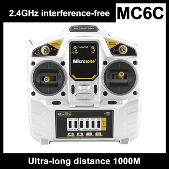 Microzona Mc6c 2.4 g 6ch Controller Transmițător Receptor Radio Pentru Sistemul Avion Rc Drone Multirotor Elicopter Masina Barca