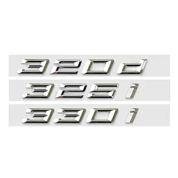 3D ABS Cromat Mașină de Litere din Spate Emblema Portbagaj Insigna Autocolant Pentru BMW Litere G20 316i 320i 320d 325i 330i 2020 2021 Accesorii