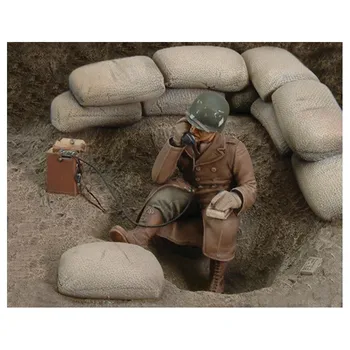 1/35 Scară de Rășină Figura Model de Kit DIY Jucărie Militar Soldat american (Scena Nu sunt Incluse), Neasamblate Nevopsite in Miniatura Diorama
