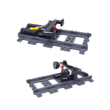 Tren Tampon Putere Motor MOC RC Stânga/Dreapta Piesa se Schimba Componente Blocuri Unitate de Cărămizi Jucării Compatibile Cu LEGO