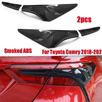 4buc Pentru Toyota Camry 2018-2020 2021 Negru Afumat ABS Spate Coada de Lumină Lampă Trim Acoperă