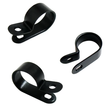 20buc Plastic P Clipcs Cleme R Negru Pentru Fixare Tub Țeavă Cablu Furtun de Montare clemă de Sârmă