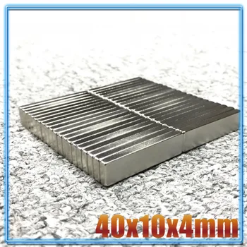 1/2/5/10/20buc 40x10x4 Magnet de Neodim de 40 mm x 10mm x4mm N35 Neodim Bloc Super-Puternic, Puternică Magnetic Permanent imanes 40*10*4