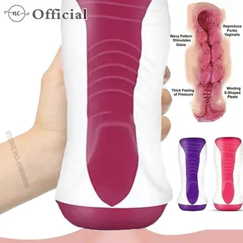 De sex masculin Masturbator Pompa pentru Penis Glandul Supt Sex Bunuri Vaginale pentru Barbati 18 Intima Jucarii pentru Adulti Vagine Masturbari Instrumente de Jucării Erotice