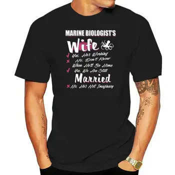 Biolog marin tricou - biolog Marin soția tricou Bumbac tineret tendință de bărbați cu mânecă scurtă T-shirt rece
