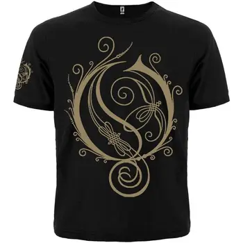 Opeth T-Shirt LOGO-ul Negru mâneci lungi