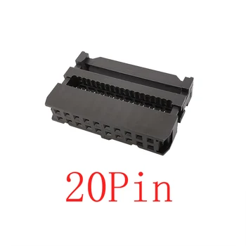 10/20buc FC-20P 2x10Pin Dublu Rând 2.54 mm IDC Soclu Conector de sex Feminin Antet de 20 de Pin Cablu Priza
