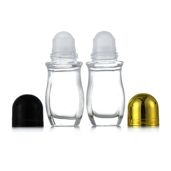 30ml Ulei Esențial Role de Sticlă, Gol de unică folosință din Sticlă Clară cu Role Sticla de Parfum cu Role de Sticla cu Plastic Container cu Role