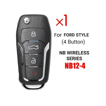 Pentru KEYDIY NB12-4 KD Telecomanda Cheie Auto Universal 4 Buton pentru KD900/KD-X2 MINI KD/ KD-MAX pentru Ford Stil
