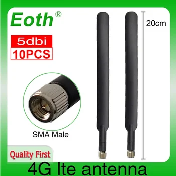 Eoth 10buc 4G lte antena 5dbi SMA Male Conector Plug antenne router extern repetor wireless huawei modem router