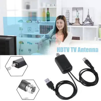 Digitală prin Satelit la Sol Val HDTV Antena TV Nou Tip HD Amplificarea Luminii Amplificator Antena Semnal Cu W8U3
