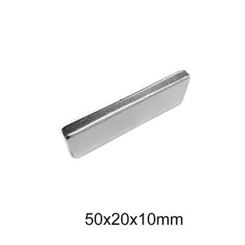 1/2/3/5PCS 50x20x10 Puternici Magneți din Neodim N35 Bloc Magnet Permanent 50x20x10mm Mult Magnetic Puternic Magnet 50*20*10