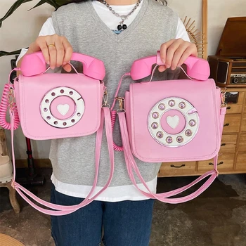 Telefon în Formă de Geanta Crossbody pentru Femei de Moda Geantă de Umăr Geantă de mână cu Piele PU Messenger Top-Mâner Genți de mână