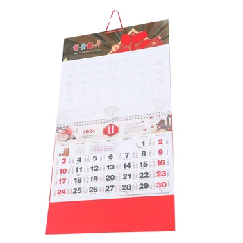 Agățat 2024 Calendar Calendar De Perete Pandantiv 2024 Anul Nou Calendar Acasă Calendar Calendar De Perete