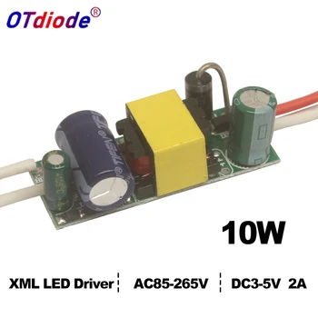 LED de Alimentare 10W Driver Cree XML T6 XML2 Transformator DC3V-5V 2A AC85-265V Curent Constant Adaptor Pentru Reflectoarelor Beamlight