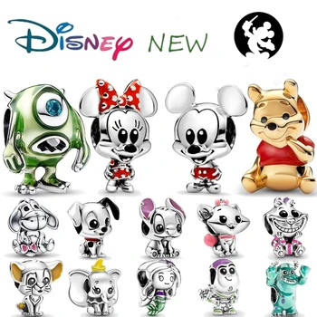 Disney, Mickey Mouse, Winnie the Pooh Shell Margele pentru Original Brățară Farmec DIY Bijuterii pentru Femei