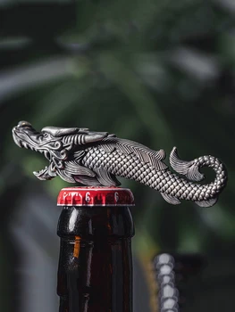 Cupru pește dragon creative handmade piesa de mână pentru bărbați pentru a juca cu, tendință națională desktop prespapier ornamente de dimensiuni mici