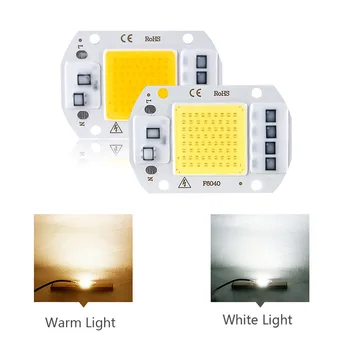 LED COB Chip 20W 30W 50W AC220V Nu este Nevoie de Driver LED COB Lampă de Șirag de mărgele de Inundații Lumina Reflectoarelor Lampada DIY de Iluminat