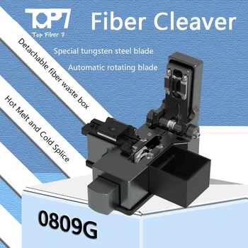 0809G Fibra Optica Cleaver Tungsten Lama din Oțel de Înaltă Precizie Fibra Optica Cuțit de Tăiere Lamă Rotativă Automată