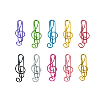 20BUC/Set Notă Muzicală Muzică Forma de Agrafe Metalice Papetărie Notă Muzicală în Formă de Agrafă de Hârtie Durabil Drăguț