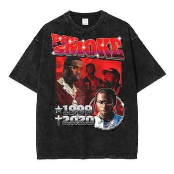 Hip Hop Streetwear Epocă Spălat Tricou Rapper-Ul Grafic De Imprimare T-Shirt 2023 Vara Harajuku Bumbac Maneca Scurta Tricou Supradimensionat