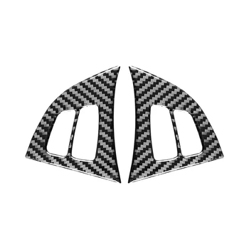 Fibra de Carbon Volan Masina Butonul Decalcomanii Acoperi Ornamente Autocolante Accesorii pentru BMW X5 X6 E70 E71 2018-2013