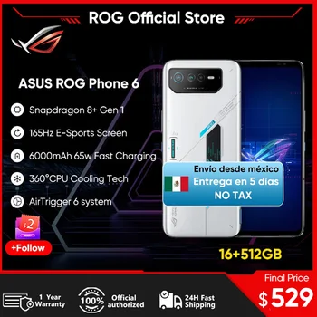 ASUS ROG Telefon 6 5G Smartphone Snapdragon 8+ Gen 1 6.78