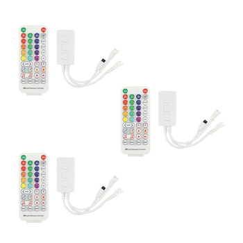 3X SP511E Wifi Muzica Controler cu LED-uri Pentru WS2812B WS2811 Adresabile Pixel RGB LED Strip Dublă de Ieșire Alexa APP de Control