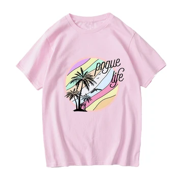 Outer Banks OBX Tricouri Pogue Viața Carolina de Nord Sunset Beach Imprimare tricou Casual cu Maneci Scurte pentru Barbati Tee-tricou 100% Bumbac Tee