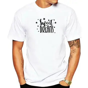 Femei Tricou Sweet Dreams de Imprimare Tricou Femei Maneci Scurte Gât O Pierde T-shirt Doamnelor de Cauzalitate Tricou Haine Topuri