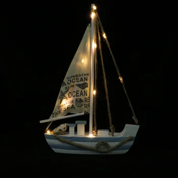 Decor Marinar Cadou Nautic Barcă De Lemn Decor Corabie Model Din Lemn De Corabie Model Barcă Cu Pânze Din Lemn Decor