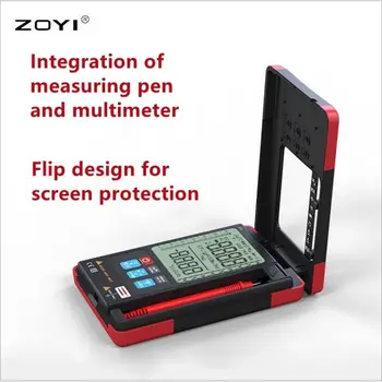 ZOYI Multimetru Digital de Voce Controlat Inteligent Convenabil Mâner Multi-funcție Ampermetru Voltmetru Condensator Instrumente