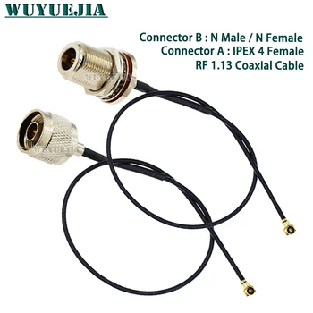 IPX U. FL IPEX4 MHF4 de sex Feminin să N Bărbați /rezistent la apă N Femeie Jack RF1.13 Coadă Coaxial Mini PCI WIFI WLAN Antenă Cablu de Extensie