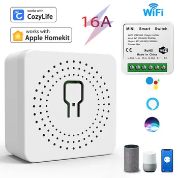 Cozylife Homekit Iluminat Interruptor Lumina Comutator de Control de la Distanță APP Smart Home DIY Timer Compatibil cu Alexa si Google Acasa