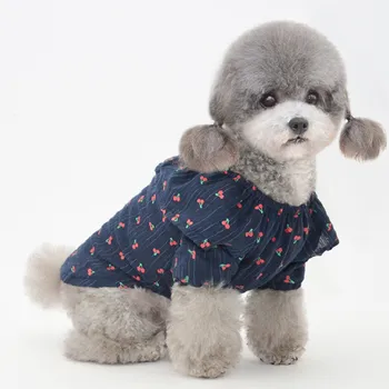 Vara Dog T-shirt Pijamale Pisica Catel de Îmbrăcăminte Yorkshire Terrier Pomeranian Shih Tzu Maltese Bichon Frise Pudel animale de Companie Haine