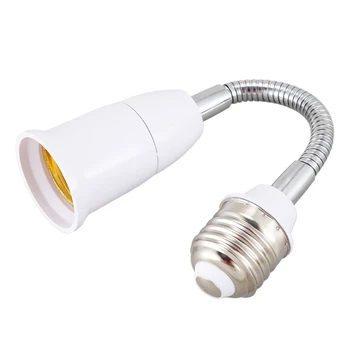 3X-Bec Lampa Flexibila Extensia Converter E26 Socket 18Cm Mult