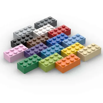 160pcs Vrac Blocuri Cifre Groase Bricks2x4 Puncte de Învățământ Creativ de Dimensiuni Compatibile Cu 3001 Jucarie din Plastic pentru Copii