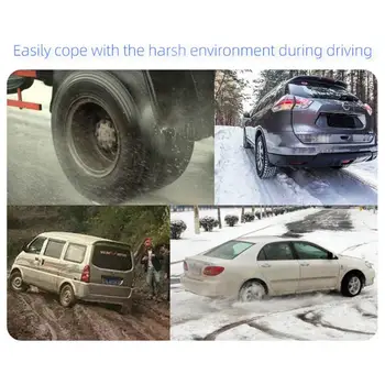 Masina Zăpadă Lanț Universal Camion Suv Anvelope Auto Roata Anti-alunecare de Securitate a Lanțului de 12pcs Reglabil Lanțuri de Zăpadă pentru Conducere în condiții de Siguranță Ușor