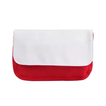 Make Up Bag Sublimare Pânză albă Creion Saci de In portofel Portofel Mic cu Fermoar Feminin Cheie Suport Card Husa