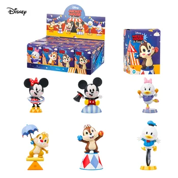 Autentic Disney Mickey Mouse Familie Circ Cutia Misterelor Mickey Mouse Cu Donald Duck Papusa Figura Surpriză Orb Cutie De Colectare De Cadouri