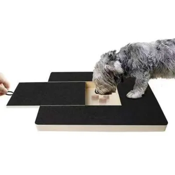 Câine din lemn Hapsân Bord cu Snack Box, Scratch Pad, Trata Trimmer, Cățeluș, Câine Scratch Pad, pilă de Unghii