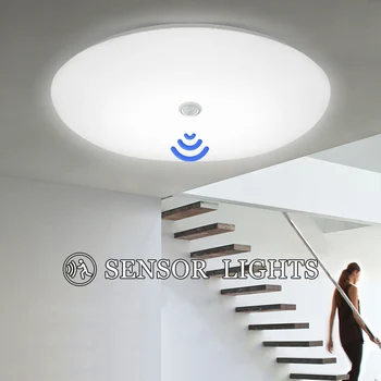 Moderne LED Lumini Plafon Senzor de Miscare Light 220 V Auto Întârziere Noapte Corpuri de iluminat Pentru Camera de Intrare, Coridor, Hol, Balcon